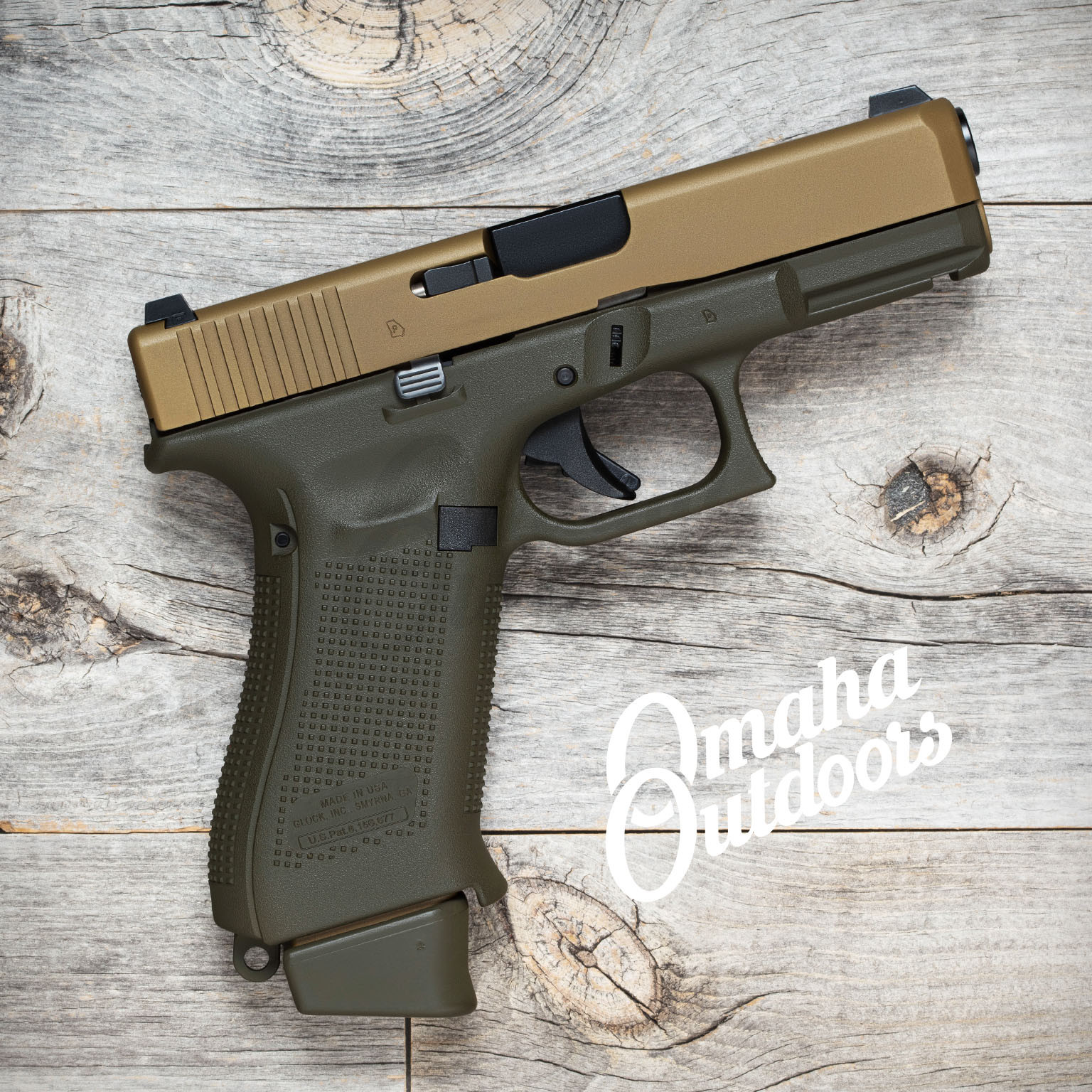 Glock 21 Gen 5 MOS OD Green - Omaha Outdoors