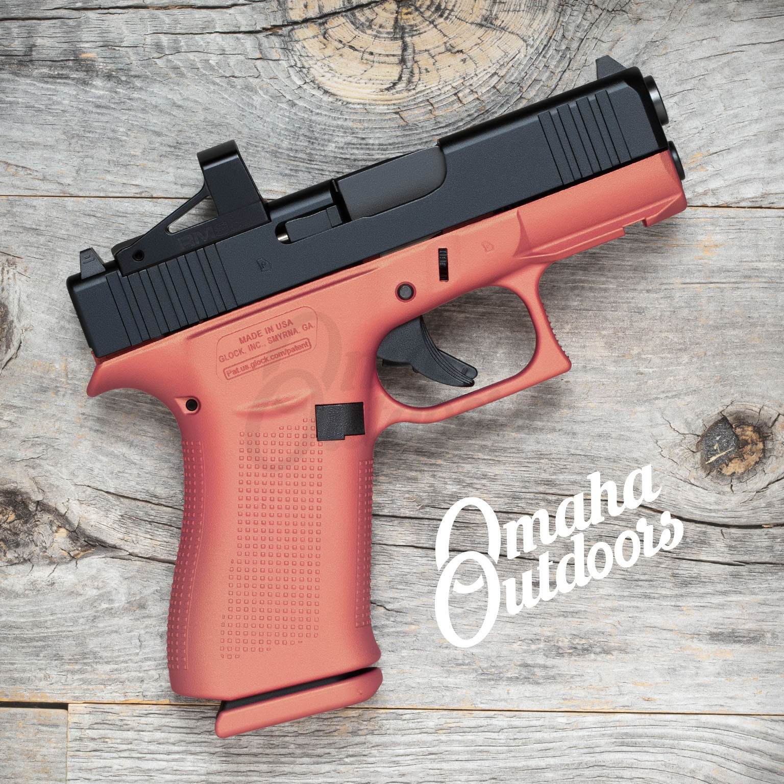 Glock 43X MOS Desert Rose RMSc - Omaha Outdoors