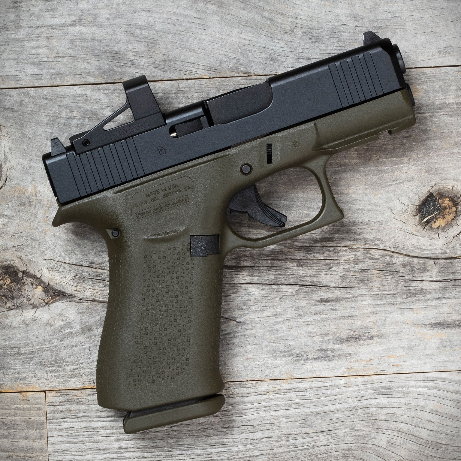 Glock 43X OD Green RMSc - Omaha Outdoors