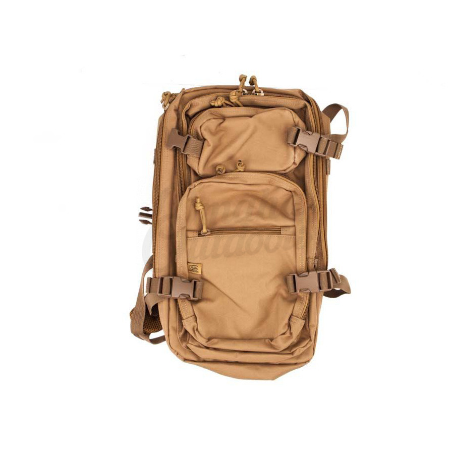 Glock Coyote Tan Multi-Purpose Backpack 18x11x11 600 Denier Polyester ...