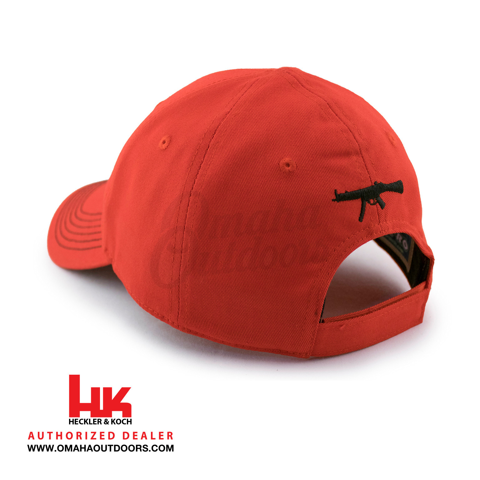 Heckler Koch HK Distress Patch Range Cap Hat Red Logo No compromise P7 VP9 MP5 
