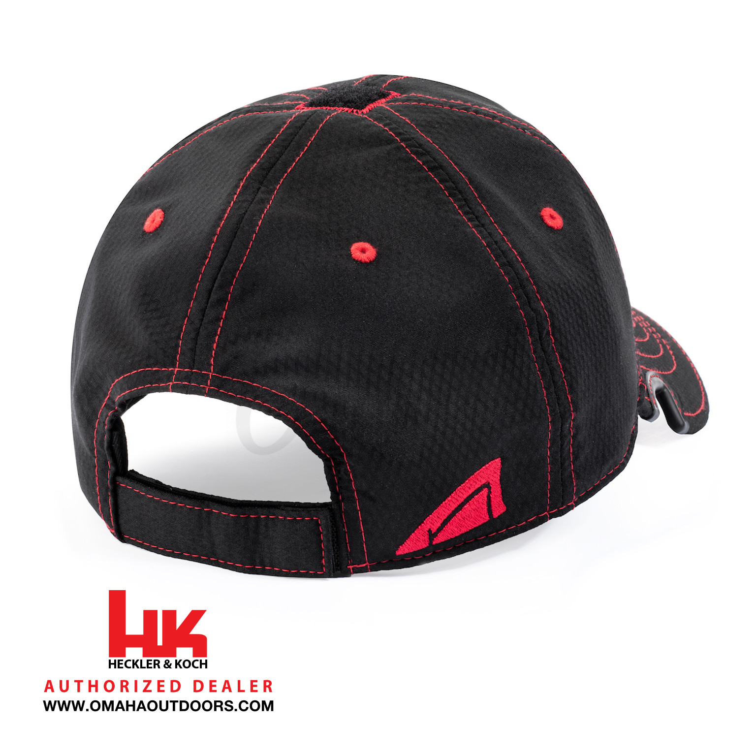 HK Notch Athlete Operator Black/Red Hat - Omaha Outdoors