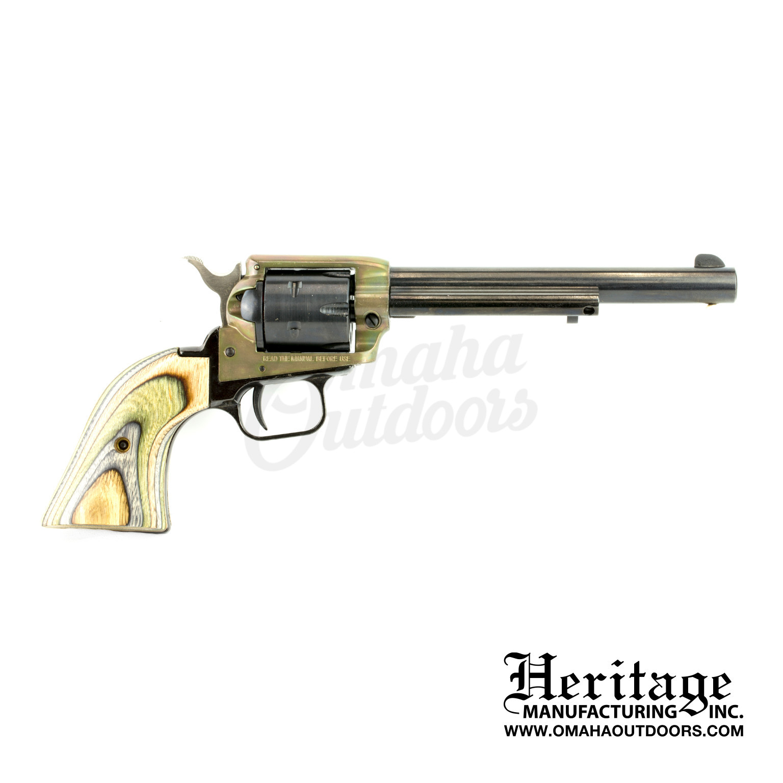 Heritage Rough Rider 22LR Single-Action Revolver 6.5 Camo Grips - Omaha  Outdoors