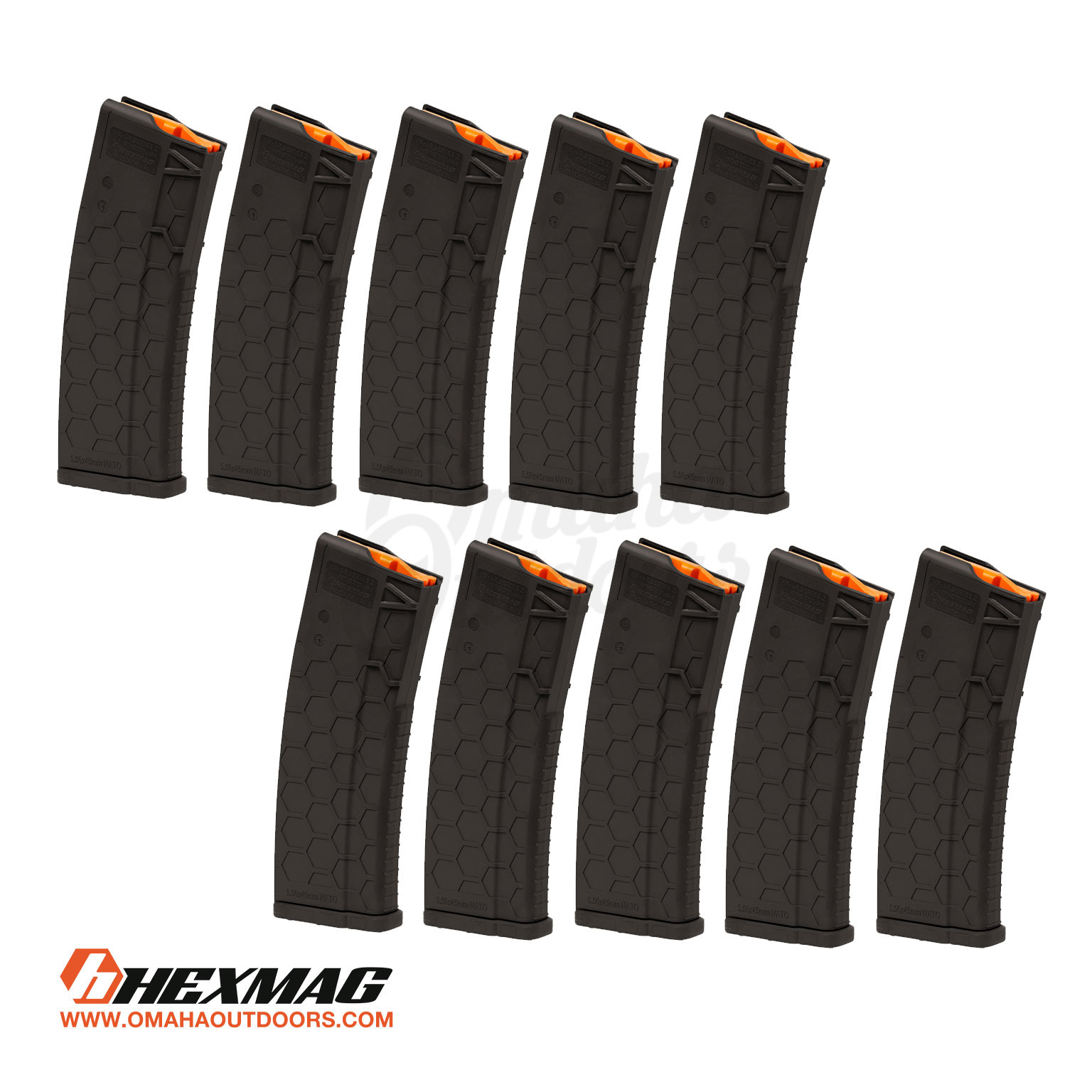 10 Pack - Hexmag HX30 30 Round Magazine - Omaha Outdoors