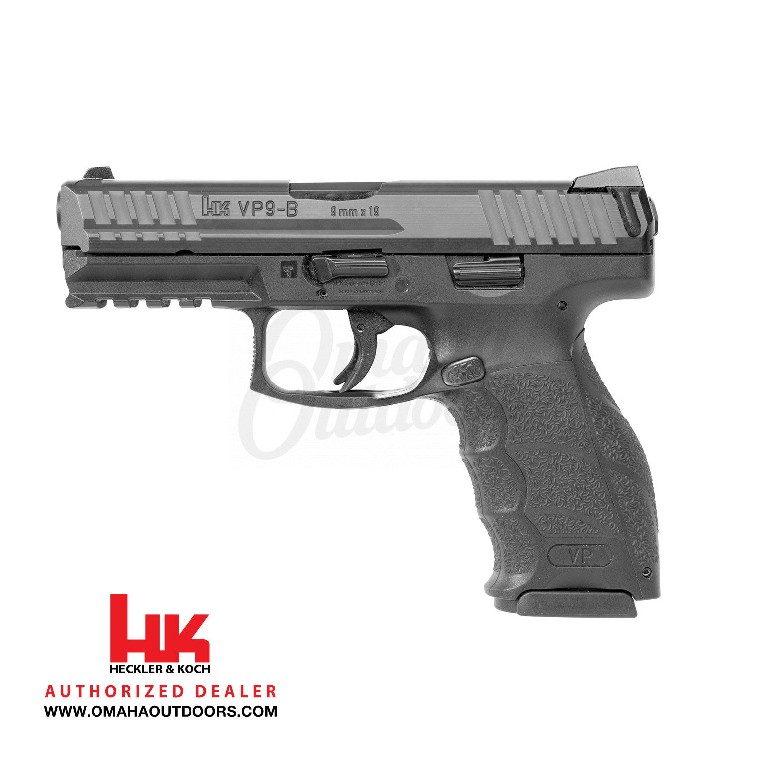 HK VP9B Pistol 9mm 10 RD Push Button 81000263 - Omaha Outdoors