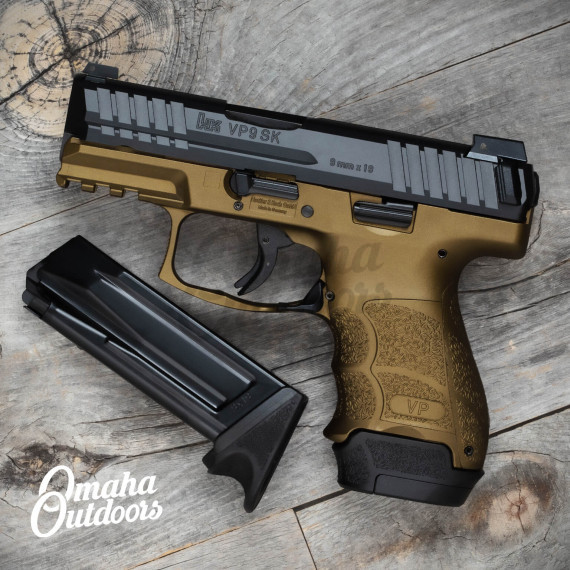 HK VP9SK LE Burnt Bronze 10 / 13 Round Pistol Night Sights - Omaha Outdoors