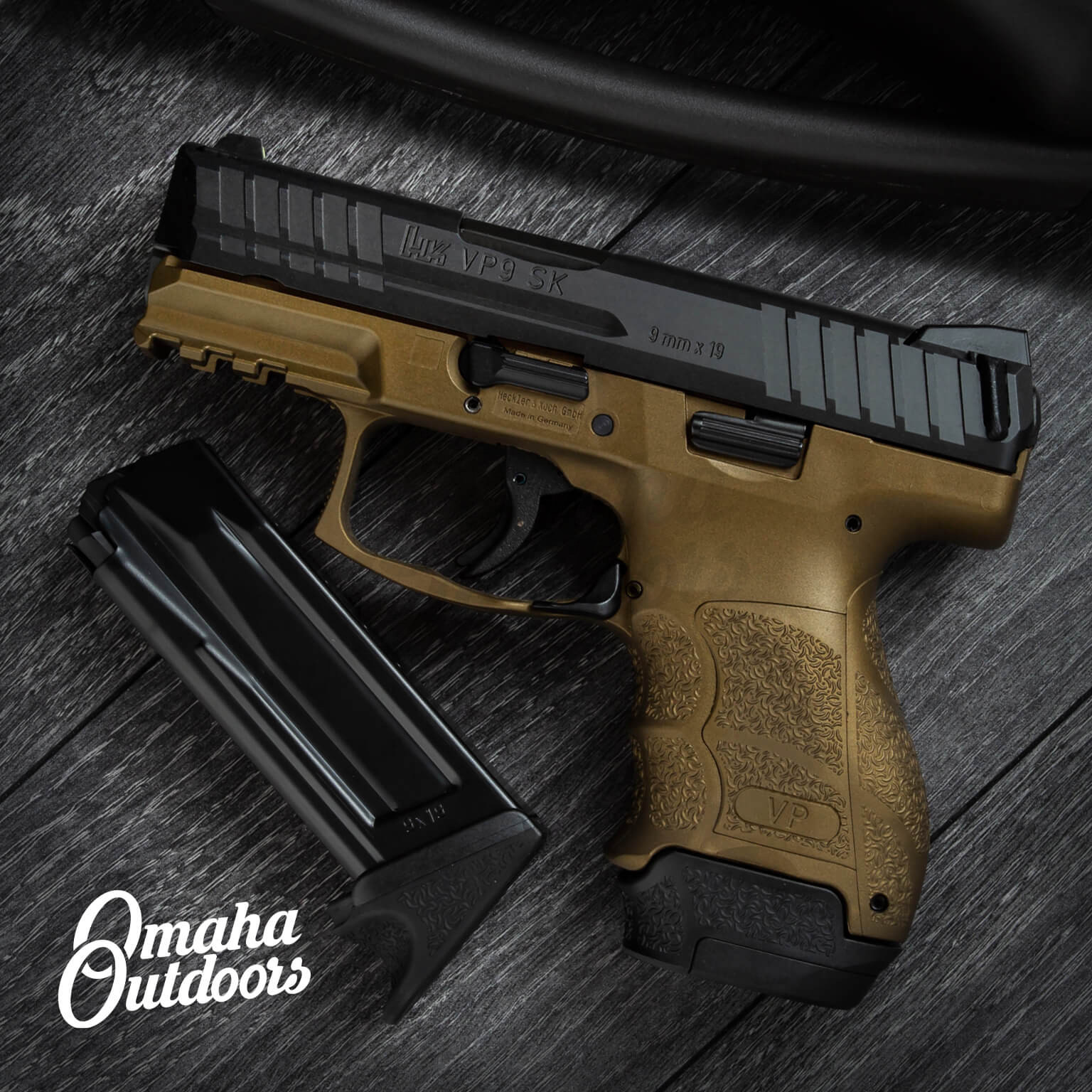 HK VP9SK 10/13 RD 9mm Burnt Bronze Pistol - Omaha Outdoors