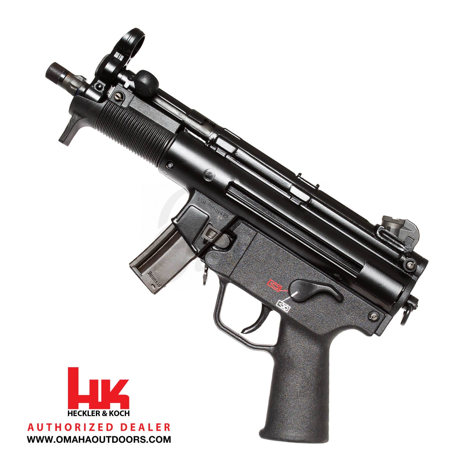 HK SP5K PDW Pistol 10 RD 9mm Omaha Outdoors
