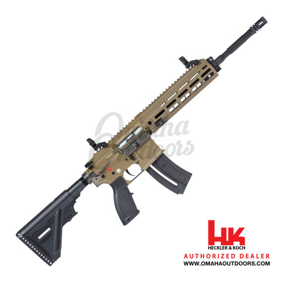 HK 416 22LR FDE Rifle 20 RD 16.1" - Omaha Outdoors