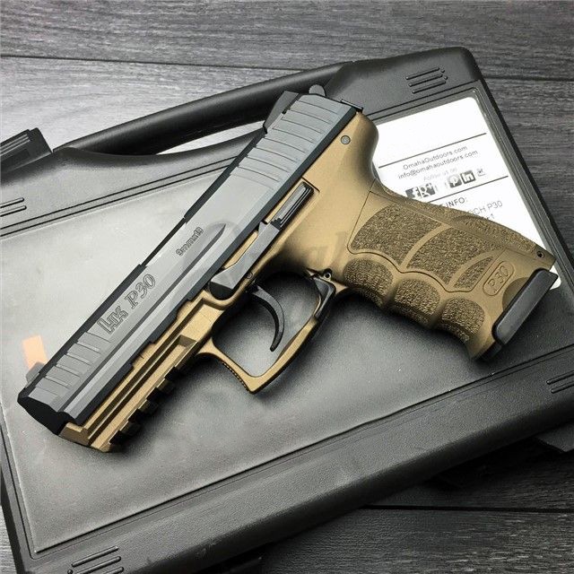 Hk P30 V3 Burnt Bronze Pistol 15 Rd 9mm M730903 A5 Bb