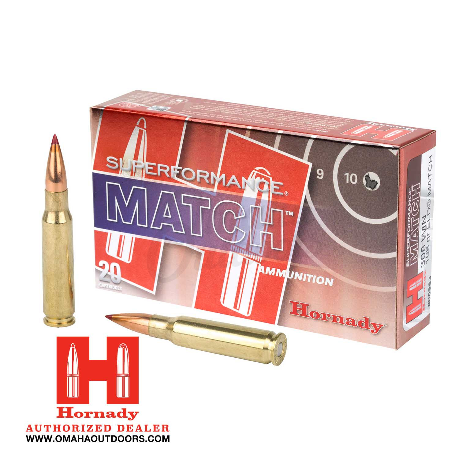 Hornady Superformance Match 308 168gr