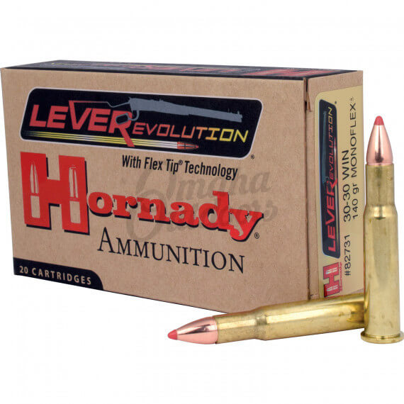 Hornady Leverevolution 30-30 Winchester 1ammo 40 Grain Monoflex 20 