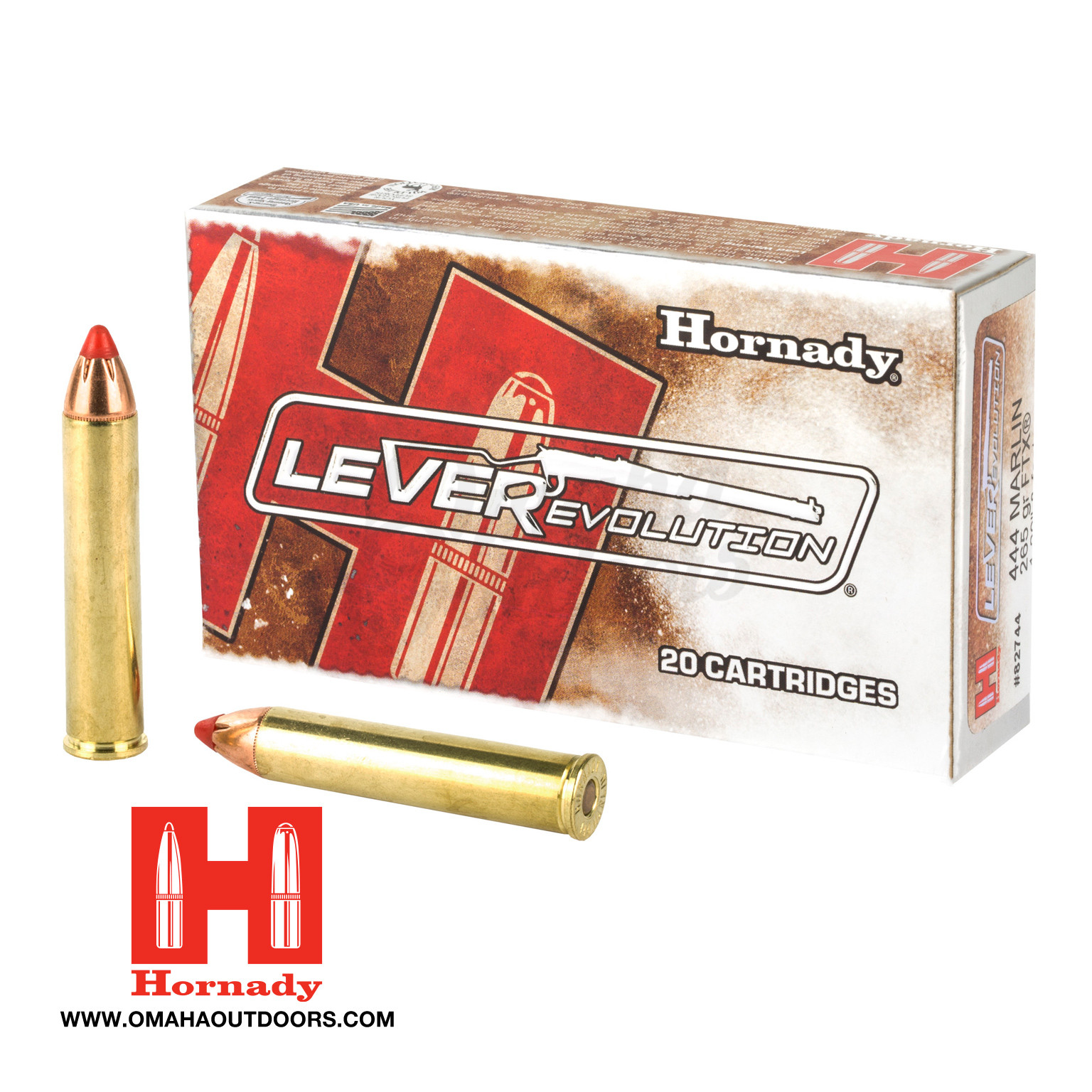 Hornady Leverevolution 444 Marlin 265 Grain Flex Tip Expanding 20 