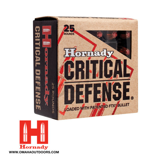 Hornady Critical Defense 327 Federal Magnum 25 Rounds - Omaha Outdoors