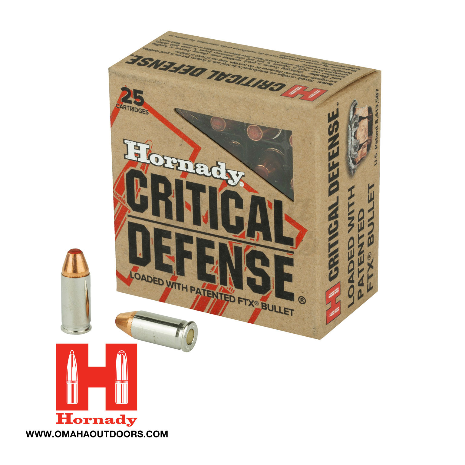 Hornady Critical Defense 32 ACP 25 Rounds - Omaha Outdoors