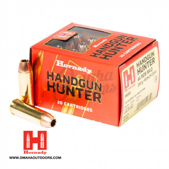 Hornady Handgun Hunter 44 Mag 200 Grain 20 Rounds - Omaha Outdoors