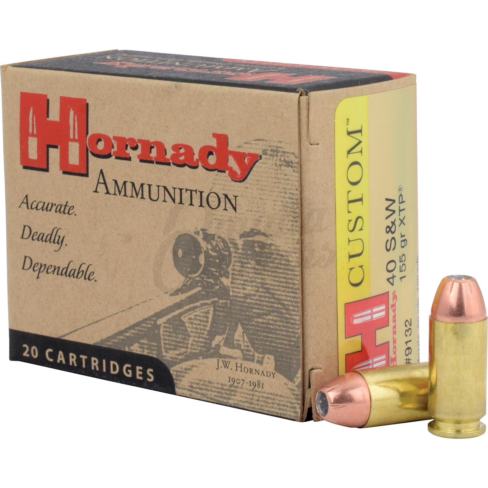 Hornady Custom 40 S&W 155 GR XTP - Omaha Outdoors