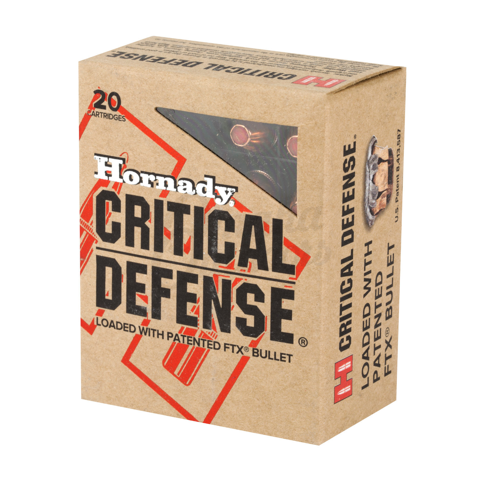 Hornady Critical Defense 40 S&W 165 Grain 20 Rounds - Omaha Outdoors