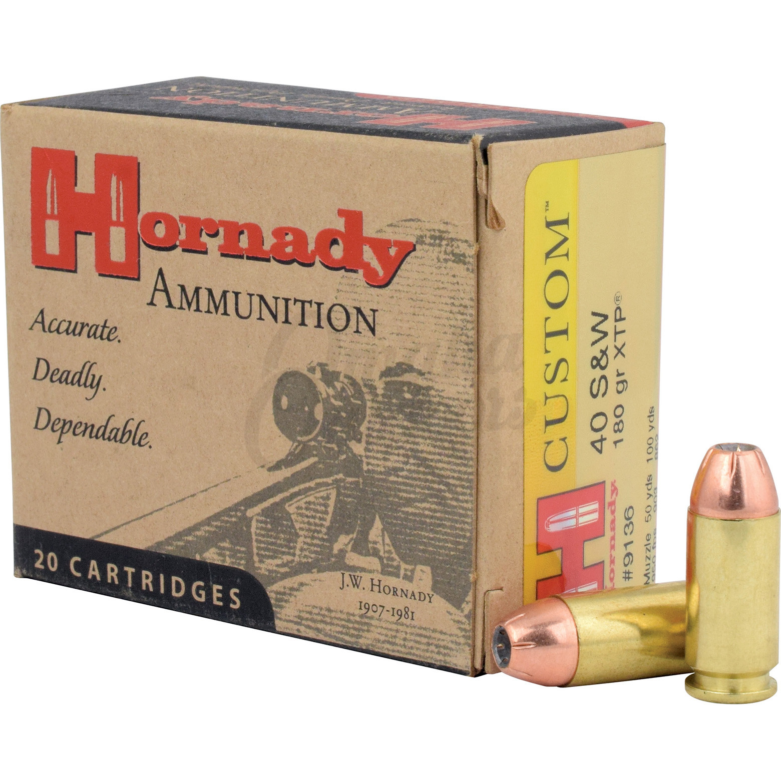 Hornady Custom 40 S&W 180 GR XTP - Omaha Outdoors