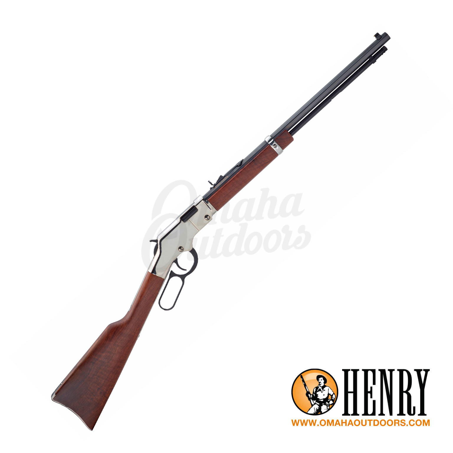 henry golden boy silver .22 wmr lever action rifle