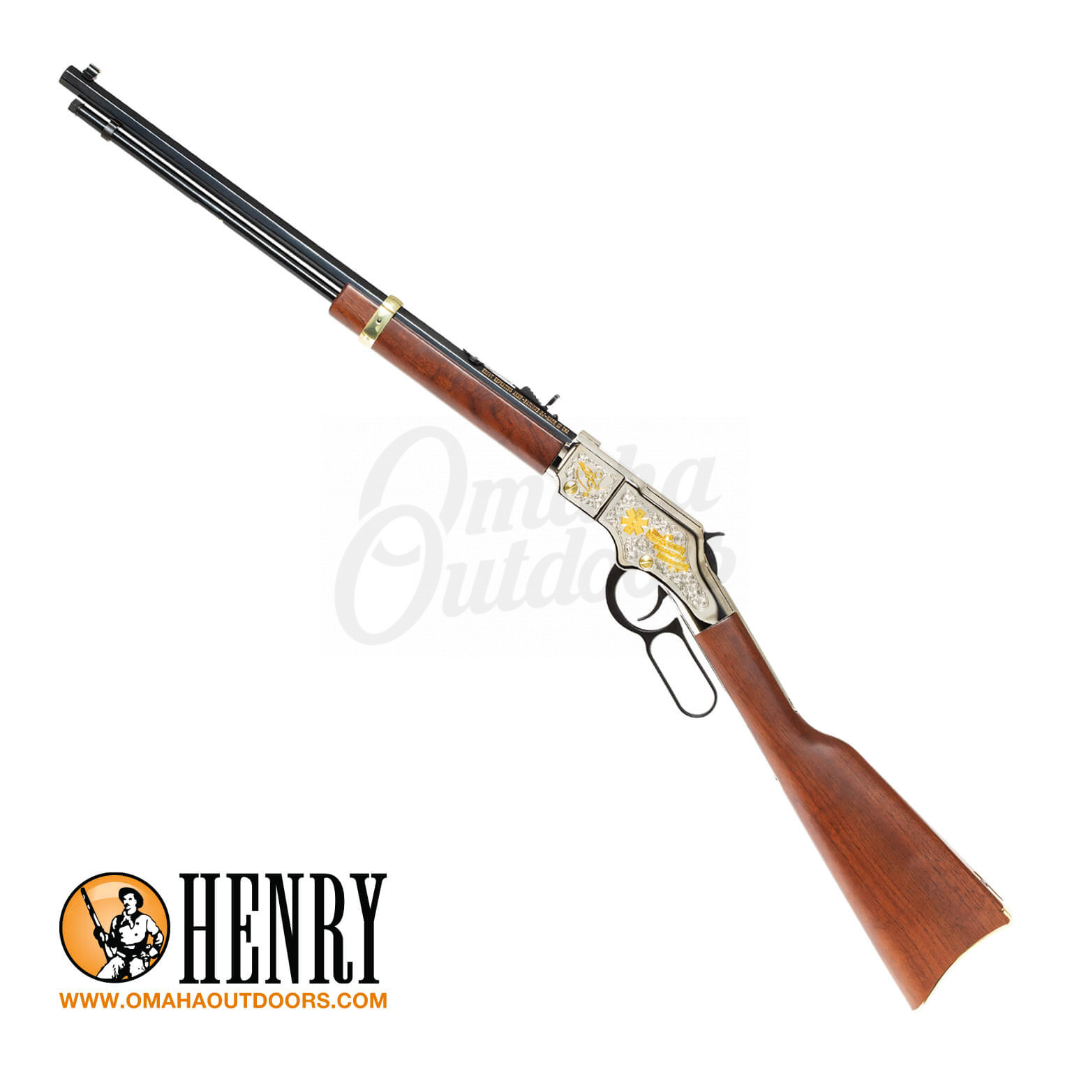 Henry Golden Boy EMS Tribute Edition Lever Rifle 16 RD 22LR 20