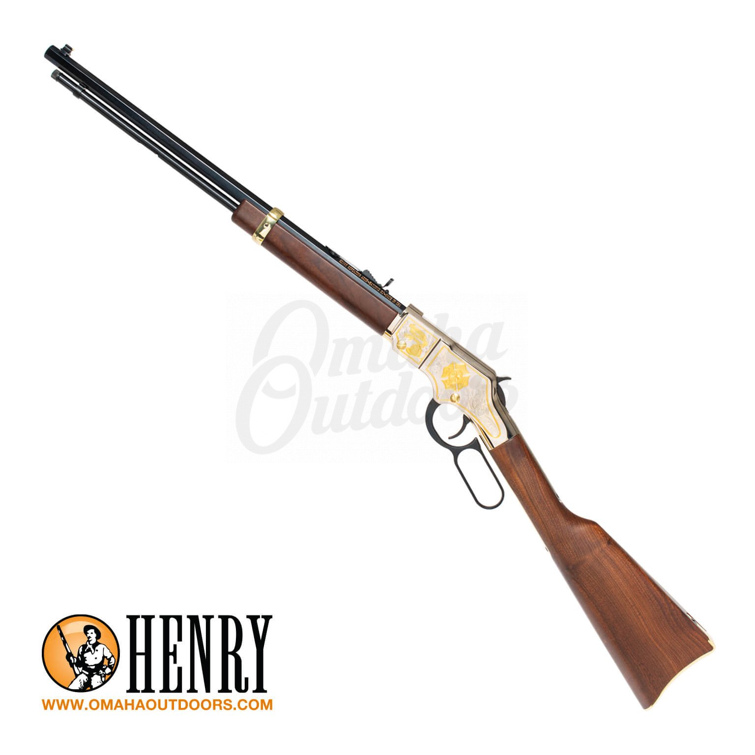 Henry Golden Boy Firefighter Tribute Edition 16 Rd 22 Lr Lever Action Rifle Omaha Outdoors