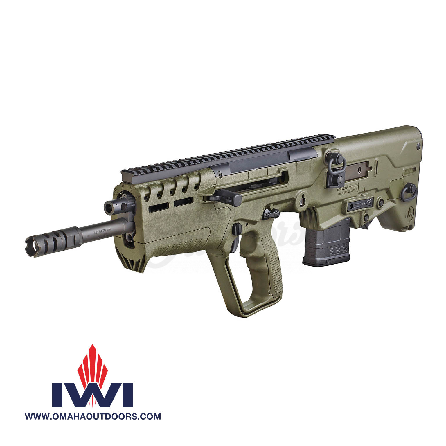 Iwi Tavor 7 Od Green 10 Rd 165 762 Nato T7g1610