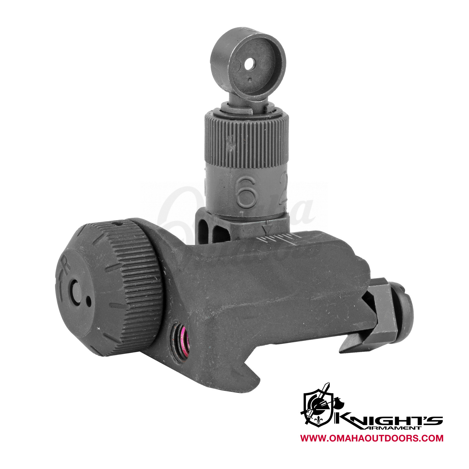 Knights Armament Folding Rear Sight 200-600 Meter Adjustable AR-15 AR ...