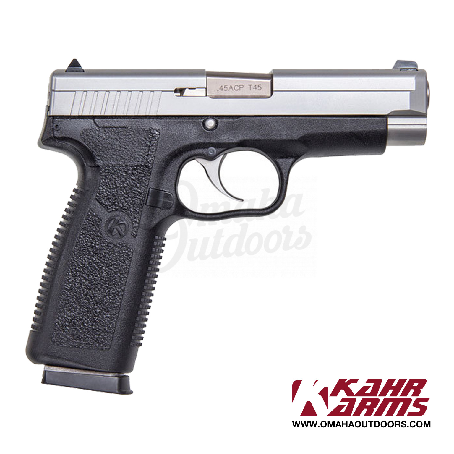 Kahr Arms TP45 Pistol 7 RD 45 ACP Stainless Slide - Omaha Outdoors