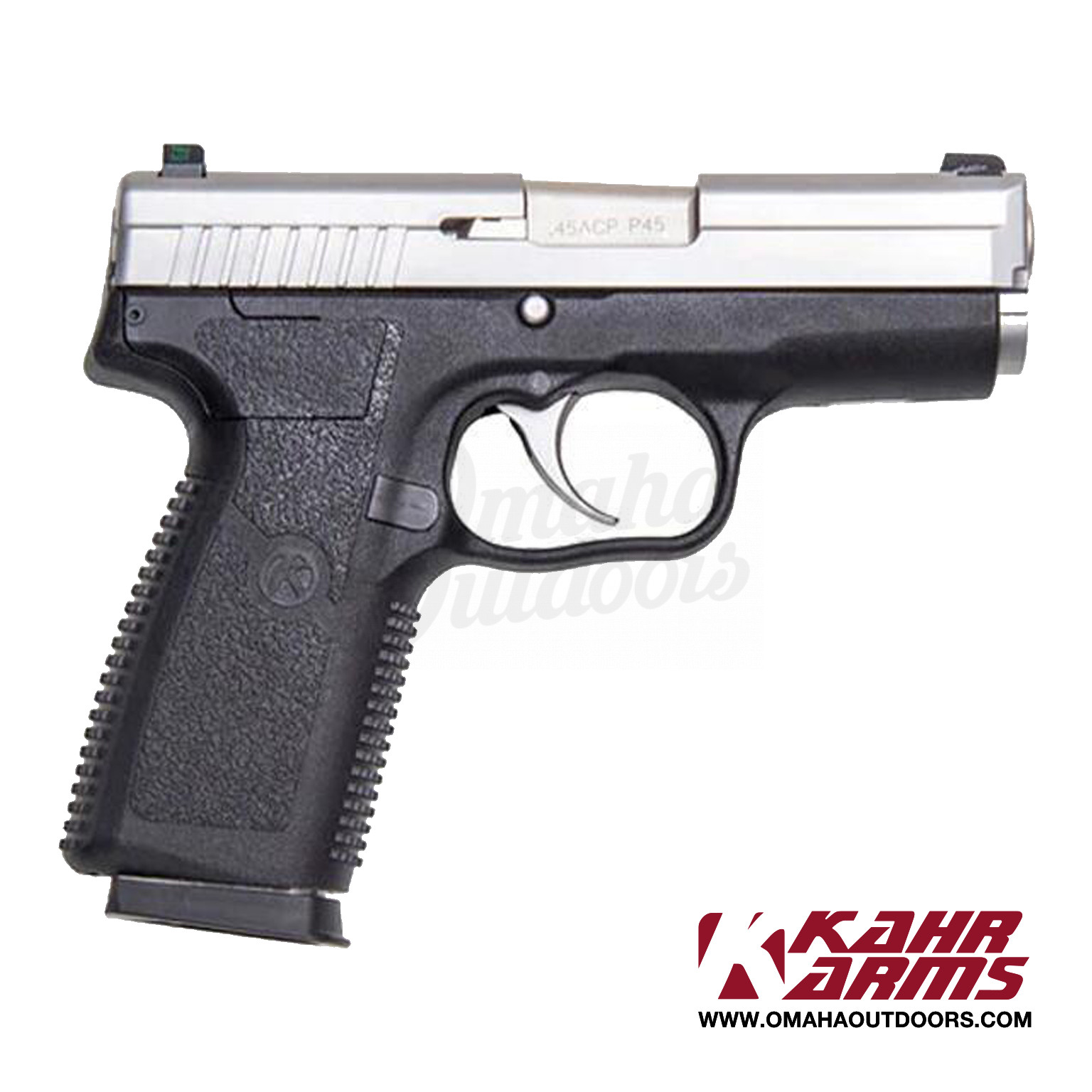 Kahr Arms P45 Pistol 45 ACP Stainless Slide 6 RD CA Compliant KP4543N   Kahr Arms Kp4543n 