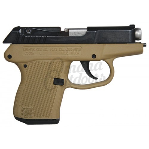 Kel Tec P3at Tan Pistol 6 Rd 380 Acp Omaha Outdoors