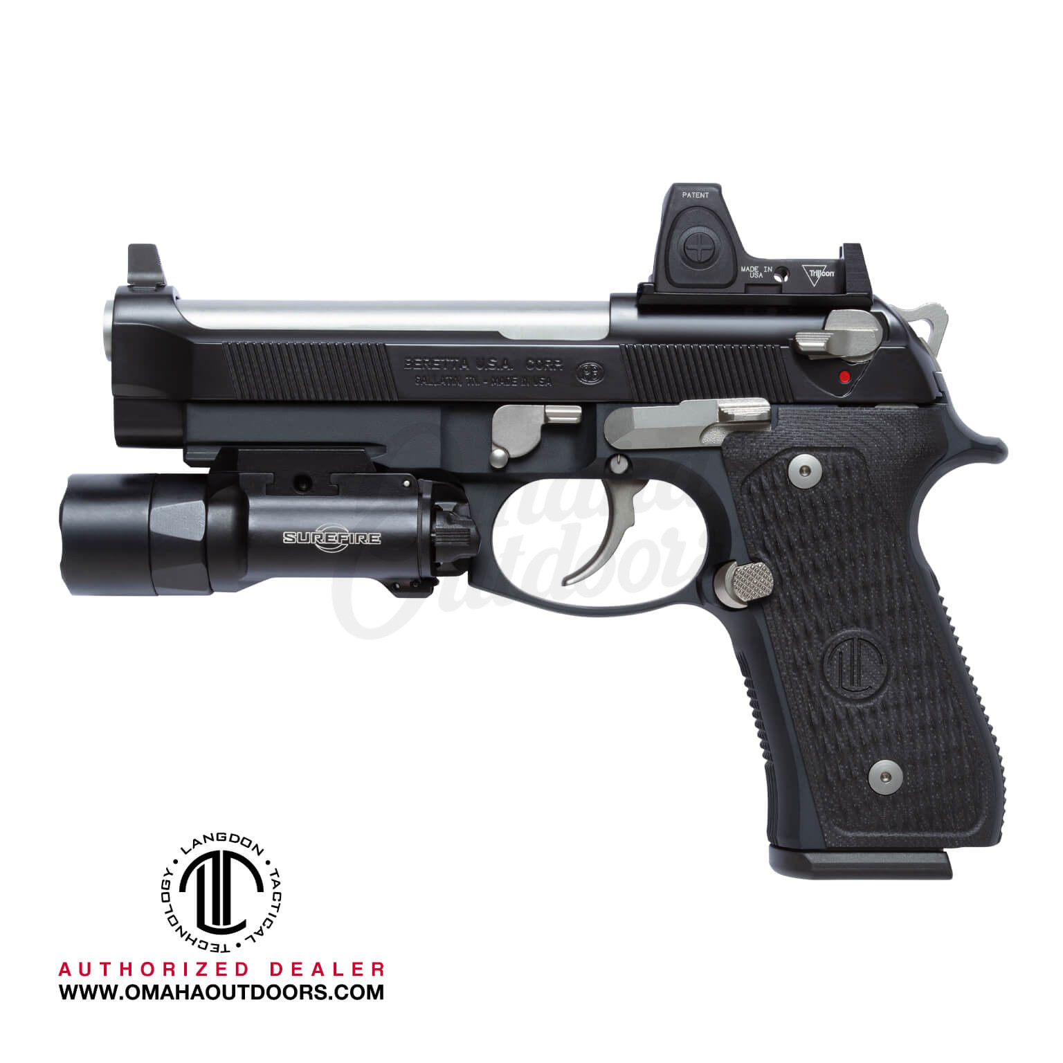 Langdon Tactical Beretta 92G Elite LTT RDO Slide Trigger Job NP3 ...