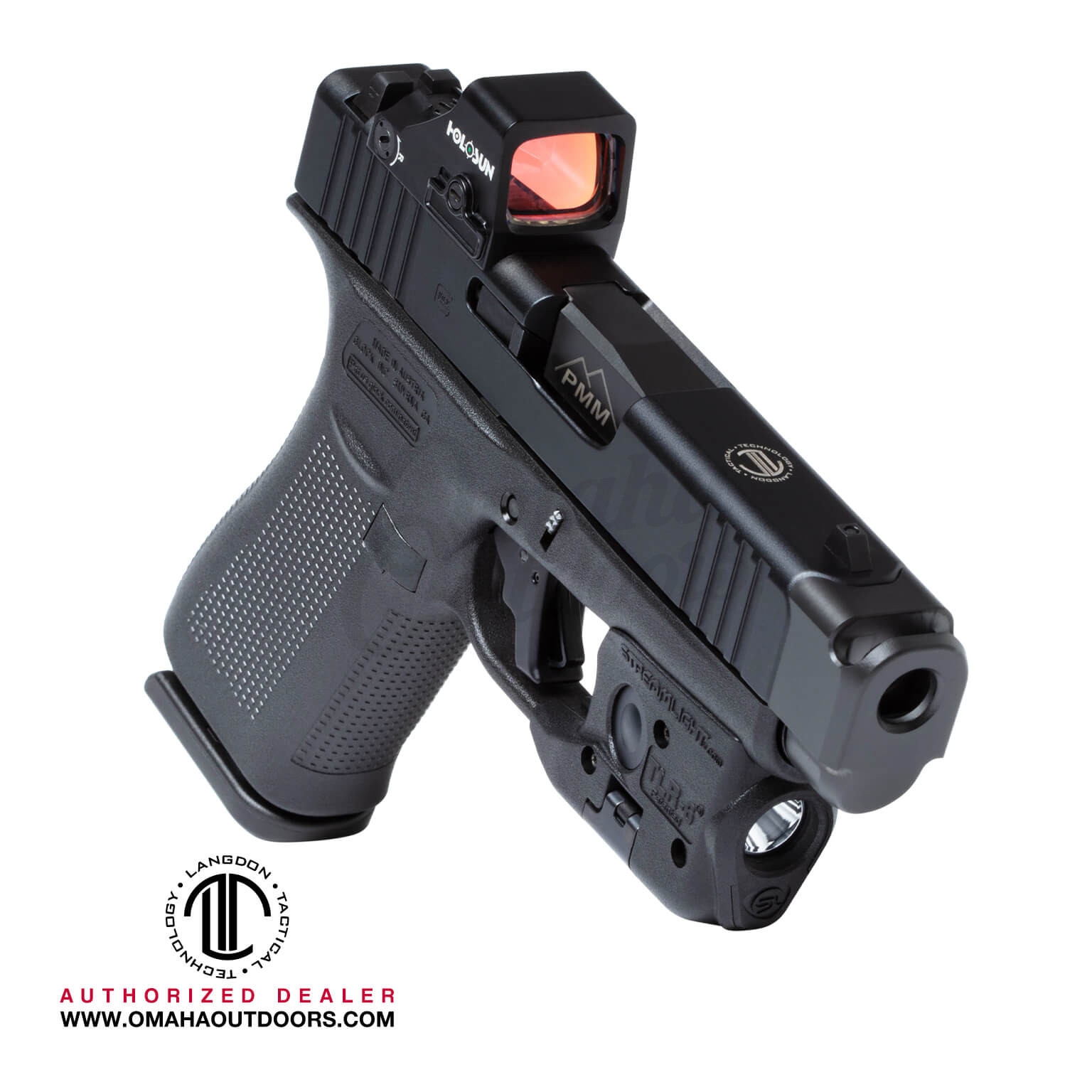 Langdon Tactical Glock 43X PMM Apex LTT Trigger HE407K Green TLR-6 ...