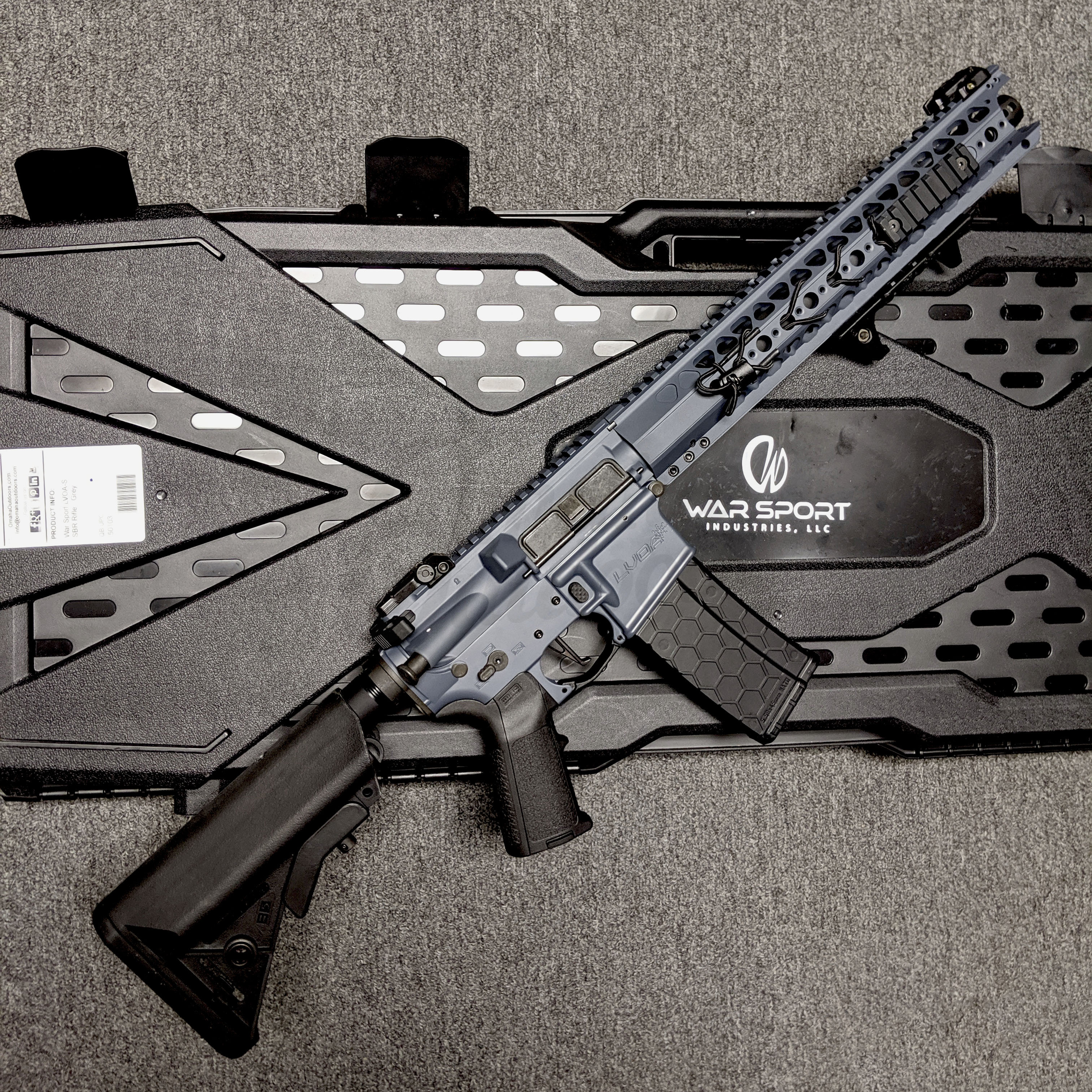 War Sport LVOA-S Gray SBR Rifle 30 RD 11.75