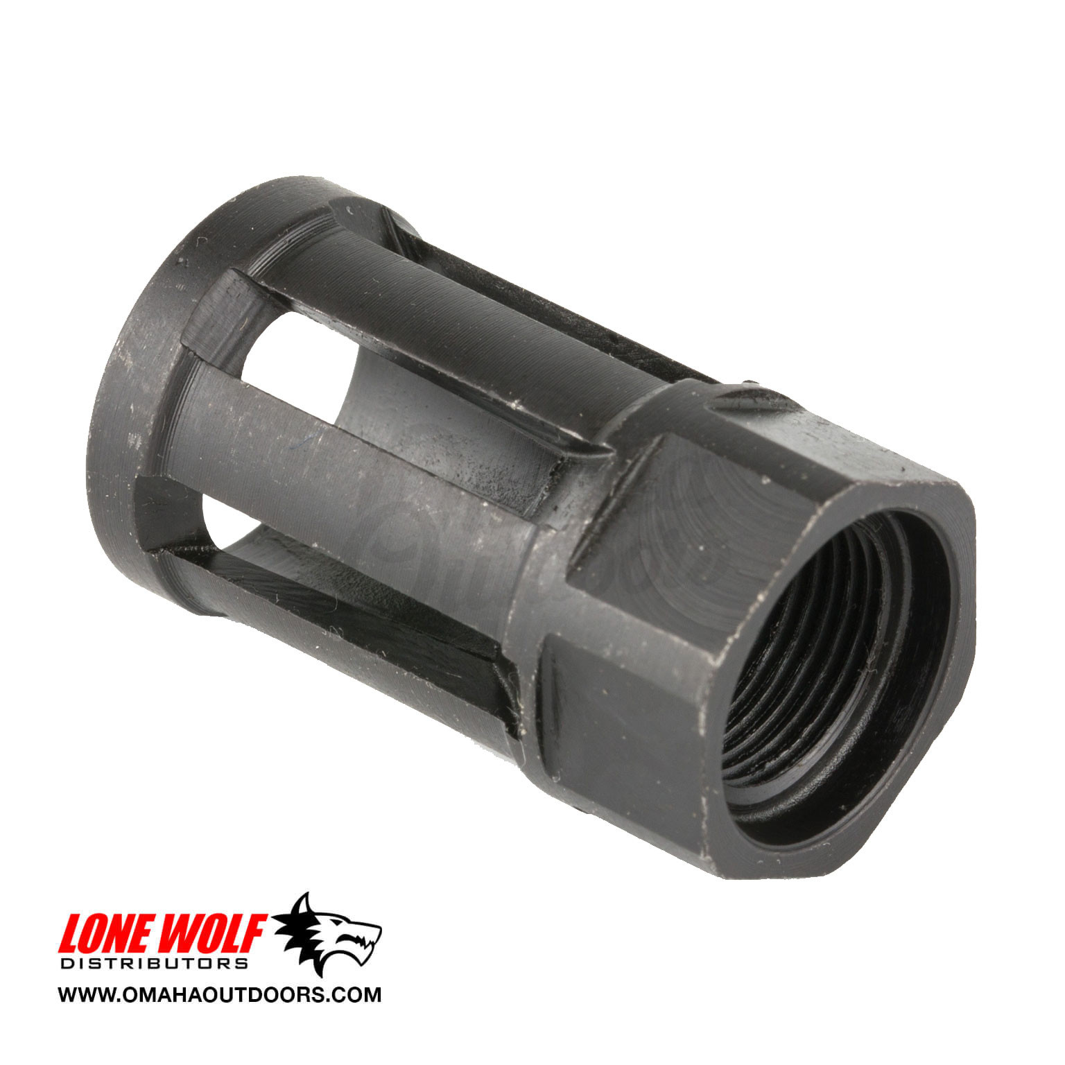 Lone Wolf Flash Hider 9mm 1/2x28 - In Stock