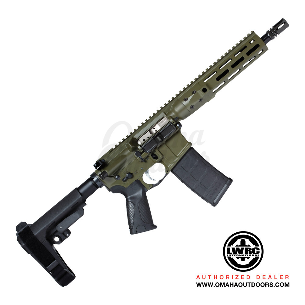 LWRC IC DI OD Green 10.5 Pistol - Omaha Outdoors