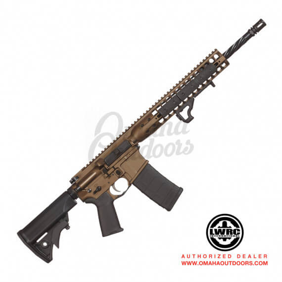 LWRC IC DI 5.56 16.1 Burnt Bronze Rifle 10 RD CA Compliant - Omaha Outdoors