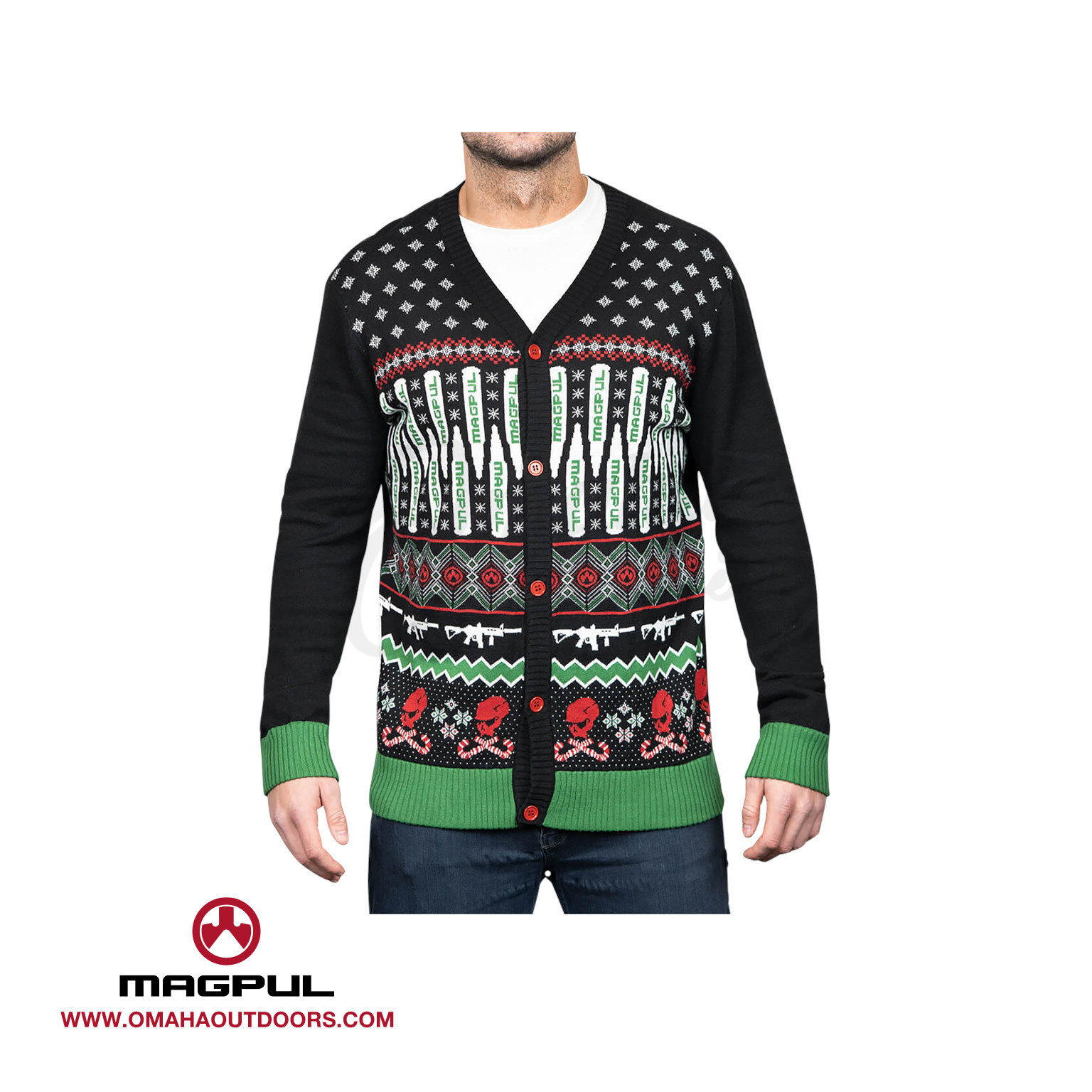 MAG1198969M Magpul Ugly Christmas Sweater Medium Omaha Outdoors