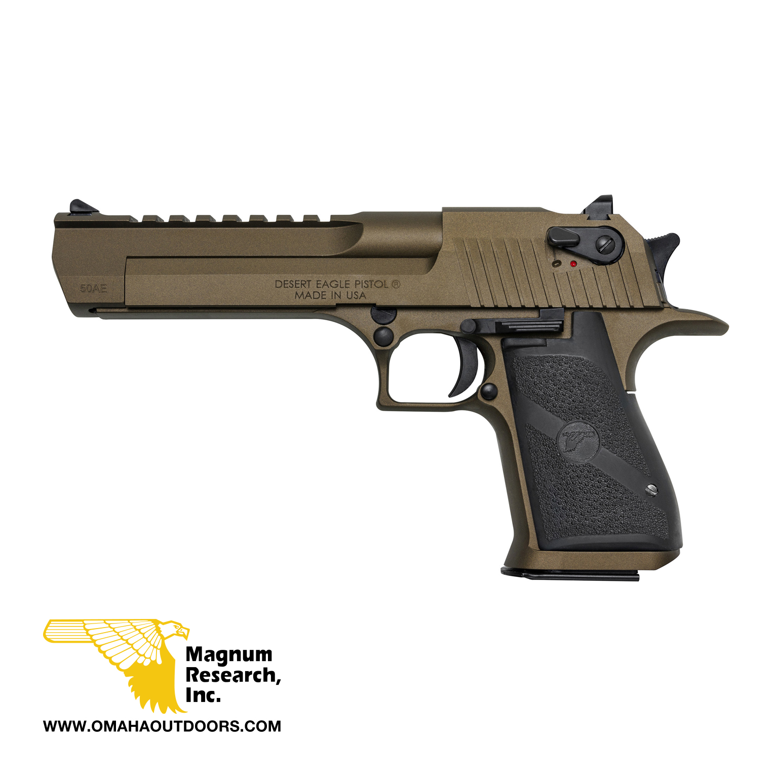 Magnum Desert Eagle Mark Xix Full Burnt Bronze Pistol 50 Ae 7 Rd