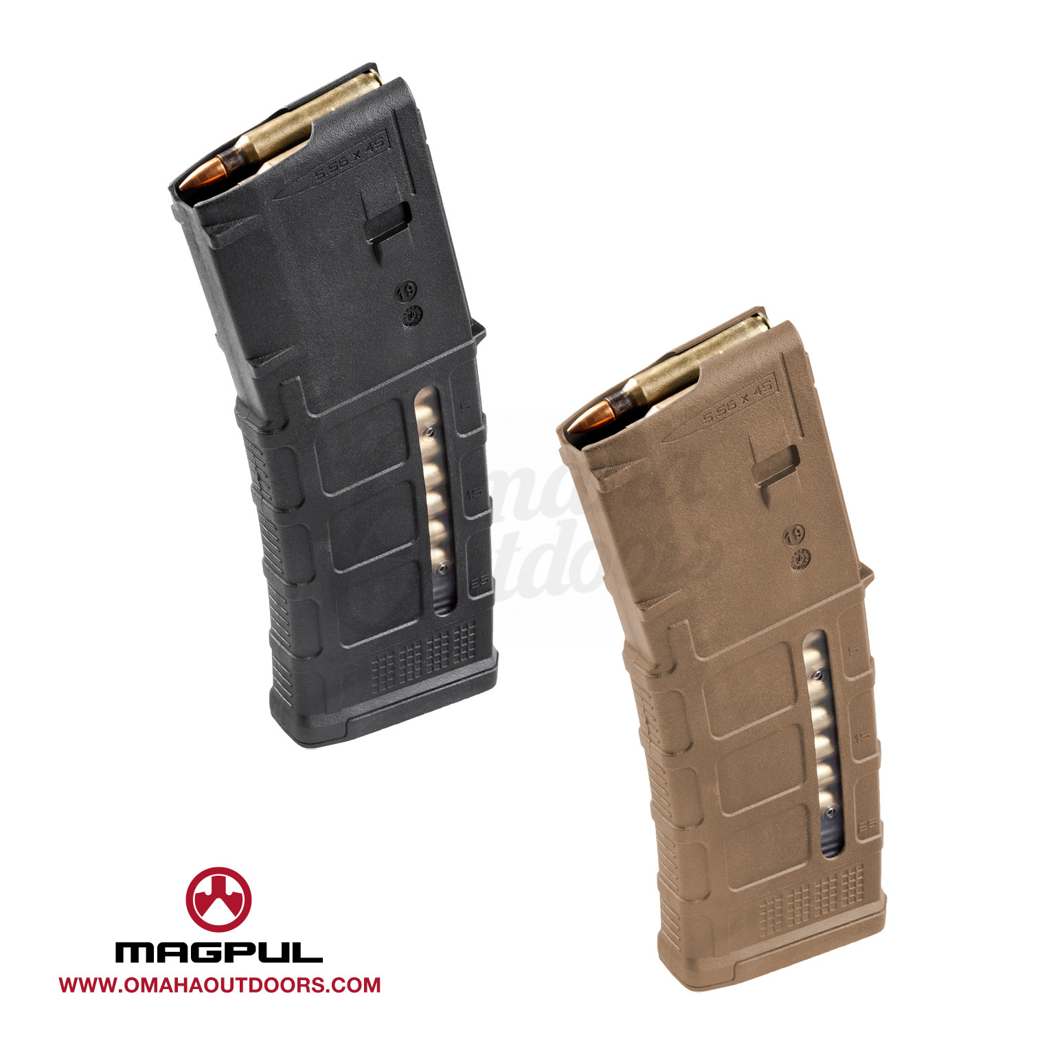 Magpul Pmag M3 Window Magazine Ar 15 30 Rd 223 Remington 556 Nato