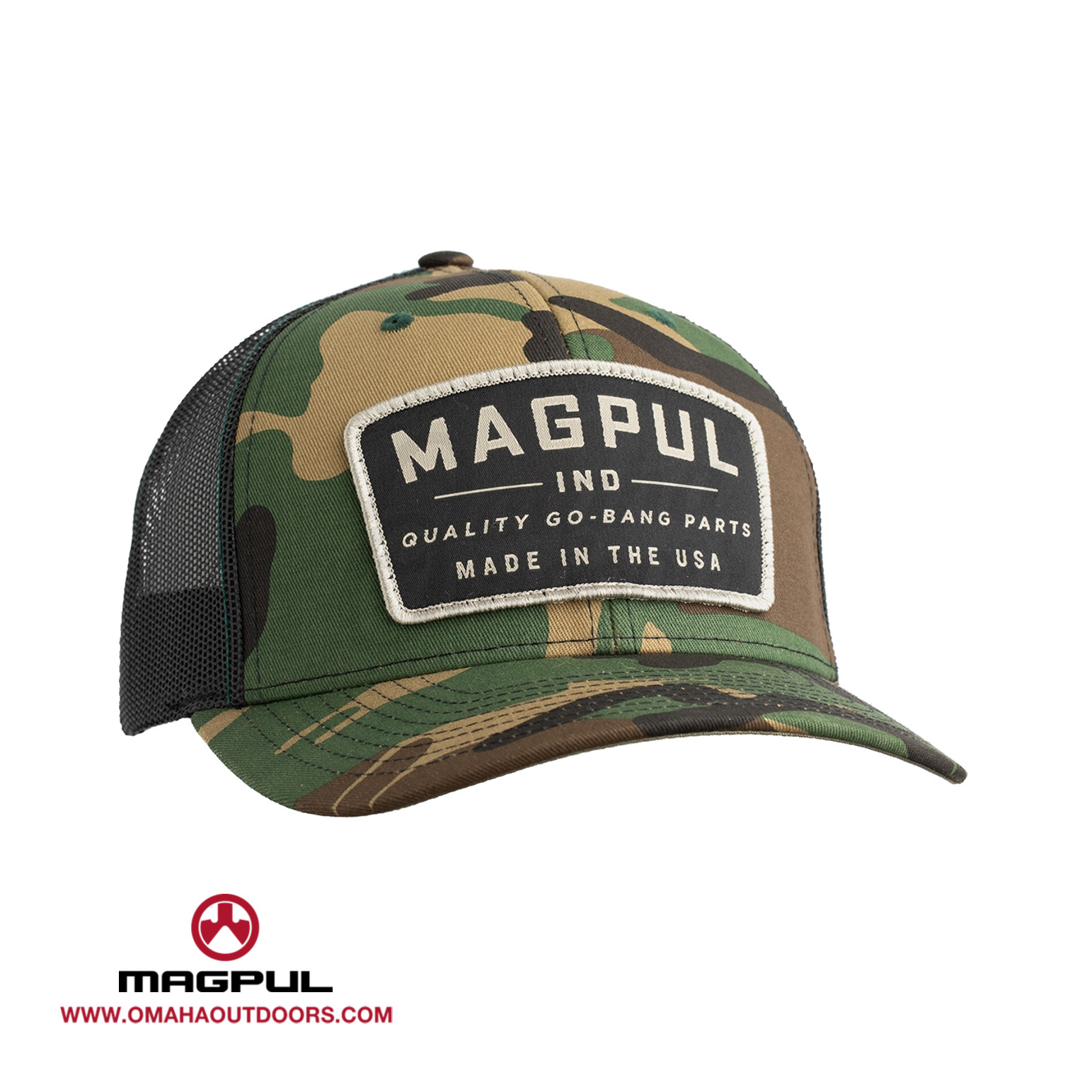 Magpul  MAG1102-344 Go Bang Olive Black Trucker Hat 