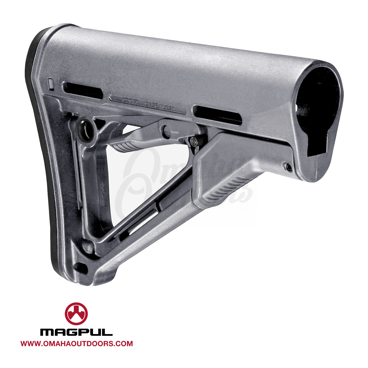 MAG310-GRY Magpul CTR Stock Grey - Omaha Outdoors