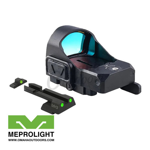 Meprolight Micro RDS HK 45 / VP9 / P30 Red Dot Sight Backup Day/Night ...