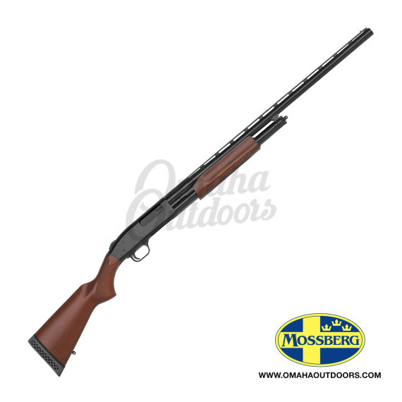 Mossberg 500 All Purpose Field 12 Gauge Shotgun with Wood Stock - Omaha ...