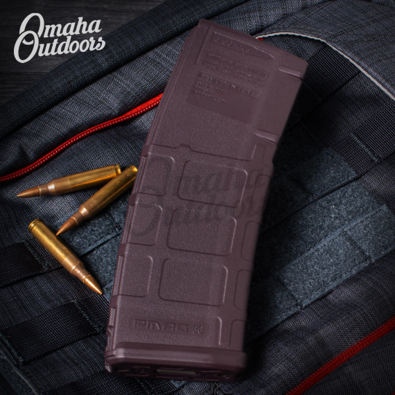 10 Pack - Magpul PMAG Gen M2 MOE 30 Round Plum Magazine - Omaha Outdoors