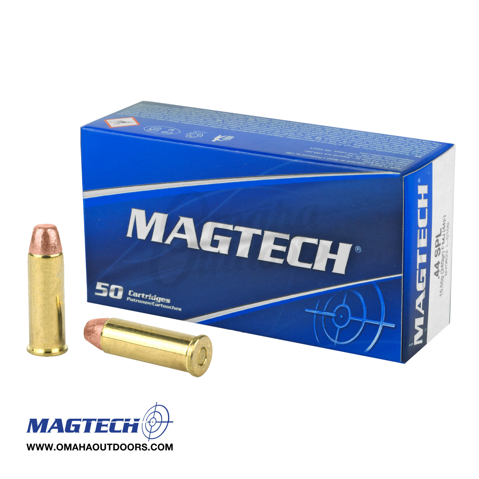 Magtech 44 Special 240 Grain FMJ 50 Rounds - Omaha Outdoors