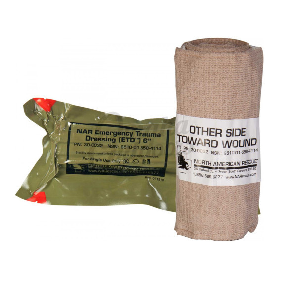 NAR 6 In. Emergency Trauma Dressing - Omaha Outdoors