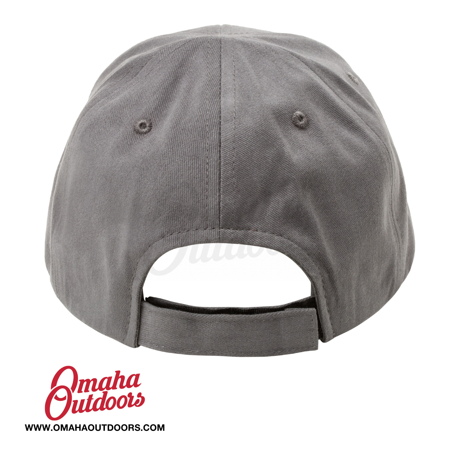 Omaha Outdoors Grey Logo Shooting Hat Omaha Outdoors