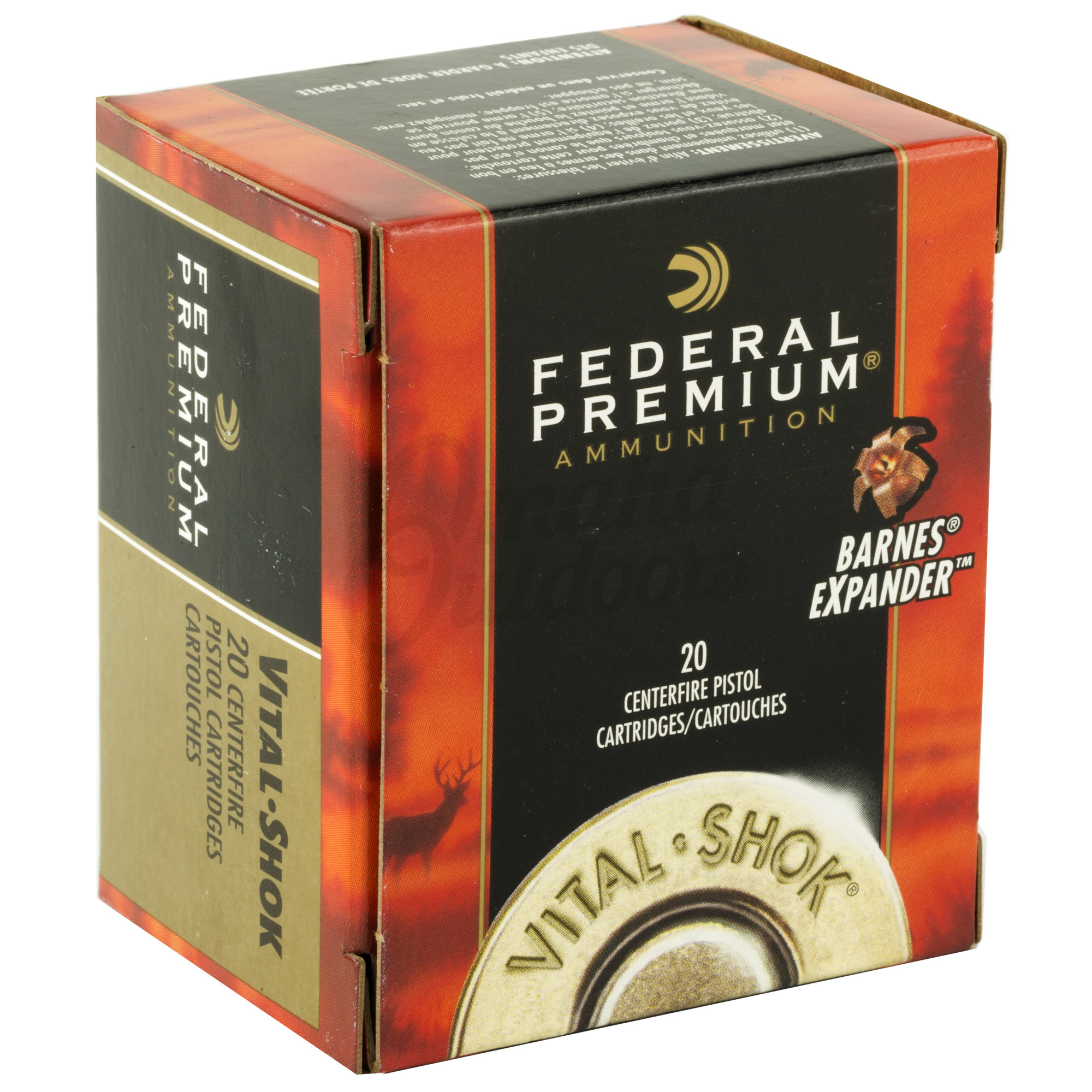Federal Premium Vital Shok Ammo 454 Casull 250 Gr Barnes Expander