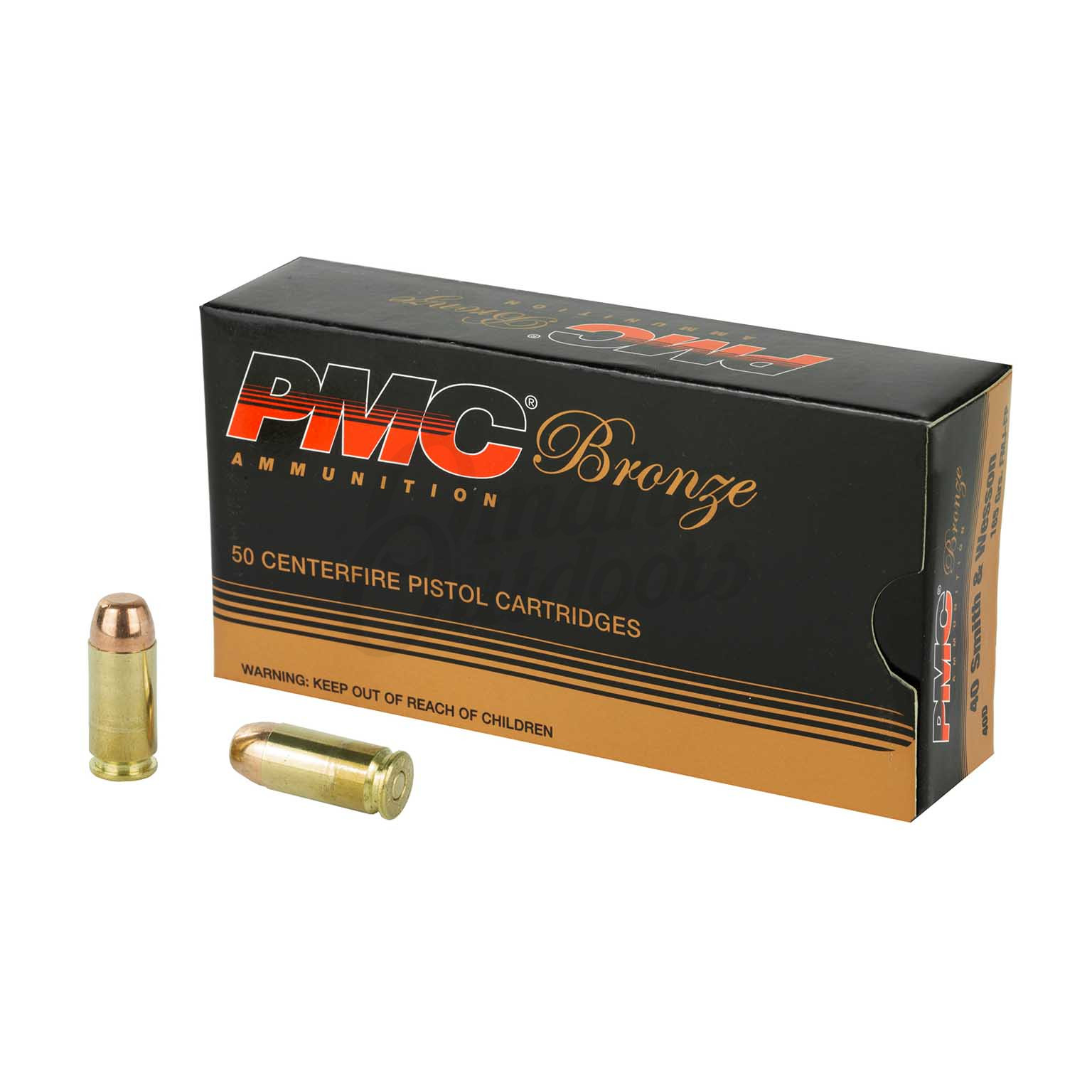 PMC 40 S&W 165 GR FMJ Bronze 50 Rounds - Omaha Outdoors